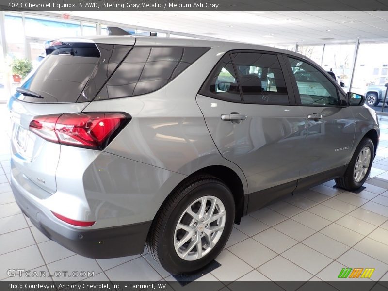 Sterling Gray Metallic / Medium Ash Gray 2023 Chevrolet Equinox LS AWD