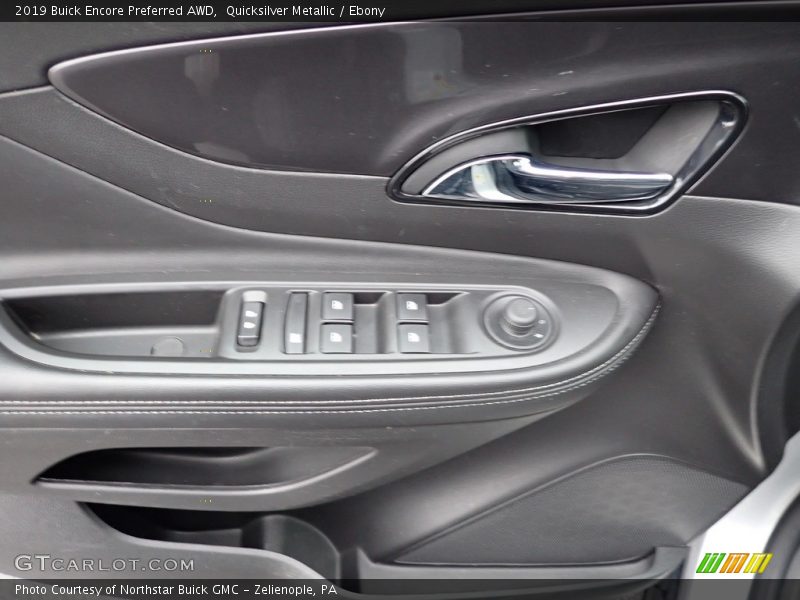 Quicksilver Metallic / Ebony 2019 Buick Encore Preferred AWD