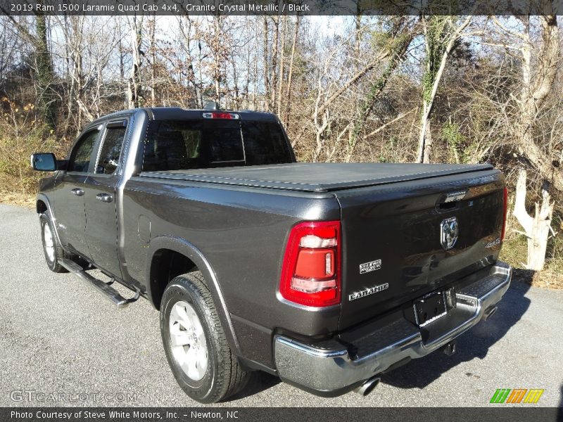 Granite Crystal Metallic / Black 2019 Ram 1500 Laramie Quad Cab 4x4