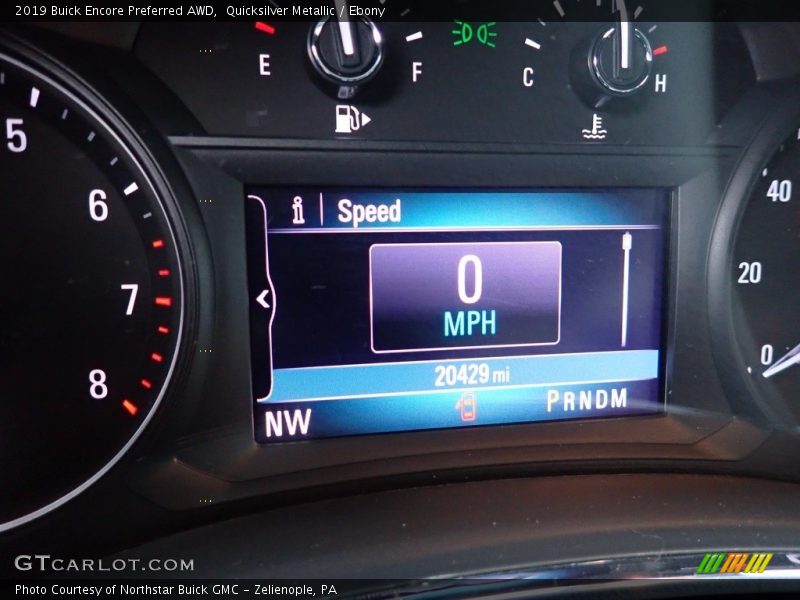 Quicksilver Metallic / Ebony 2019 Buick Encore Preferred AWD