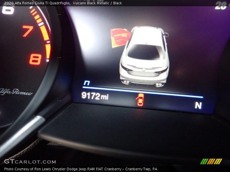 Vulcano Black Metallic / Black 2020 Alfa Romeo Giulia TI Quadrifoglio