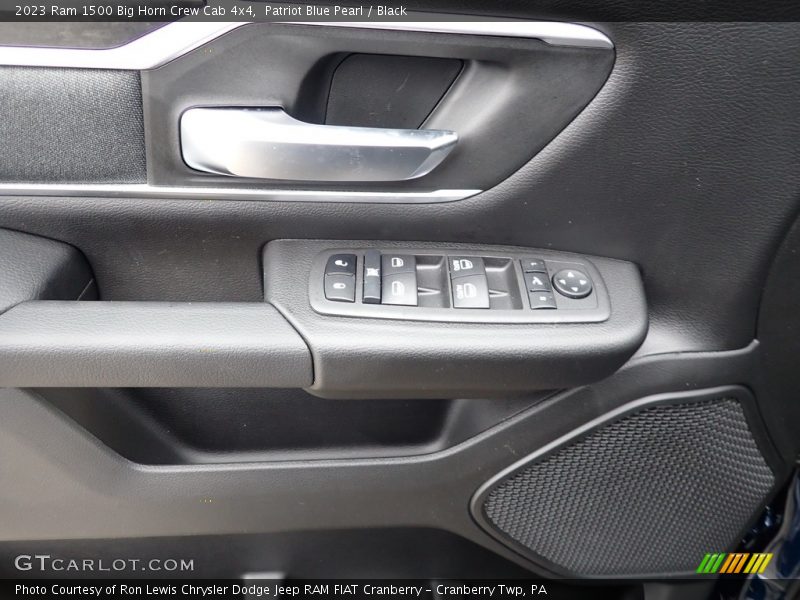 Patriot Blue Pearl / Black 2023 Ram 1500 Big Horn Crew Cab 4x4
