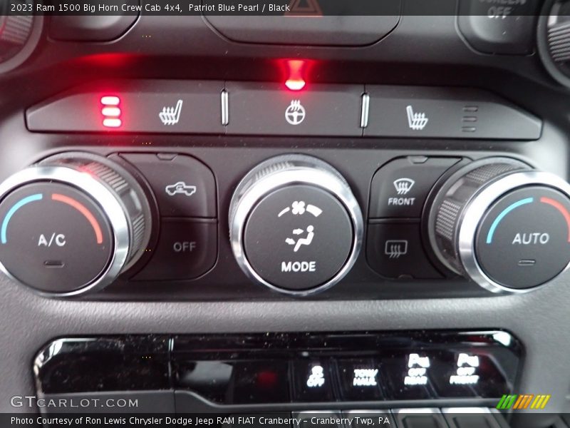 Patriot Blue Pearl / Black 2023 Ram 1500 Big Horn Crew Cab 4x4