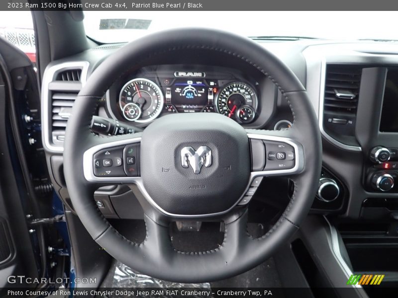  2023 1500 Big Horn Crew Cab 4x4 Steering Wheel