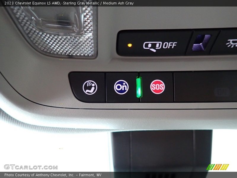 Sterling Gray Metallic / Medium Ash Gray 2023 Chevrolet Equinox LS AWD