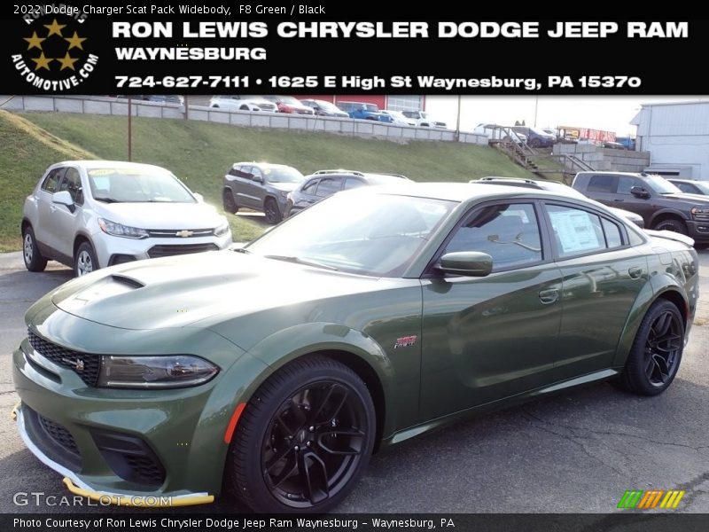 F8 Green / Black 2022 Dodge Charger Scat Pack Widebody