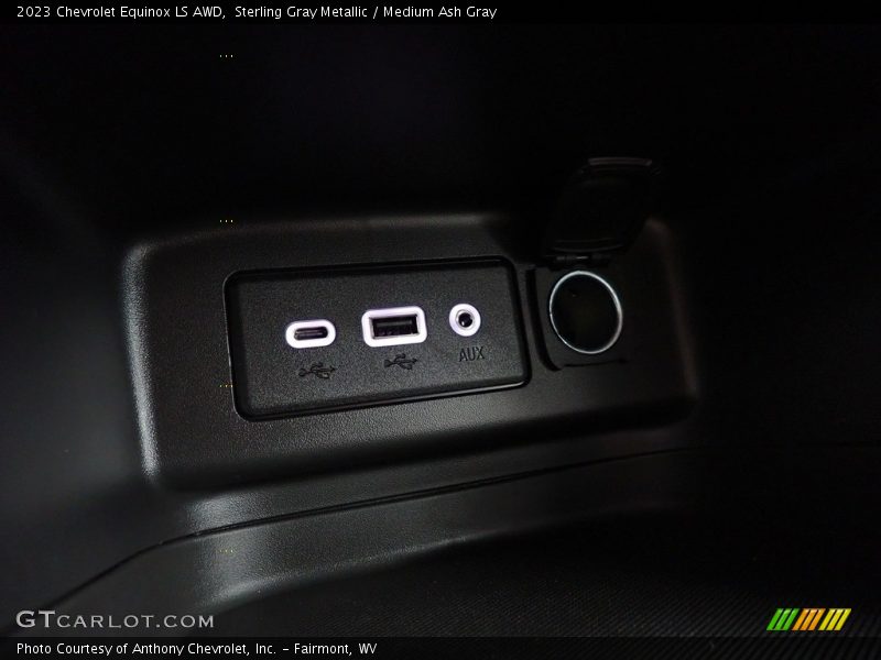 Sterling Gray Metallic / Medium Ash Gray 2023 Chevrolet Equinox LS AWD