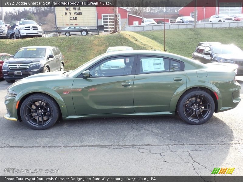 F8 Green / Black 2022 Dodge Charger Scat Pack Widebody