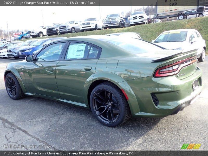 F8 Green / Black 2022 Dodge Charger Scat Pack Widebody