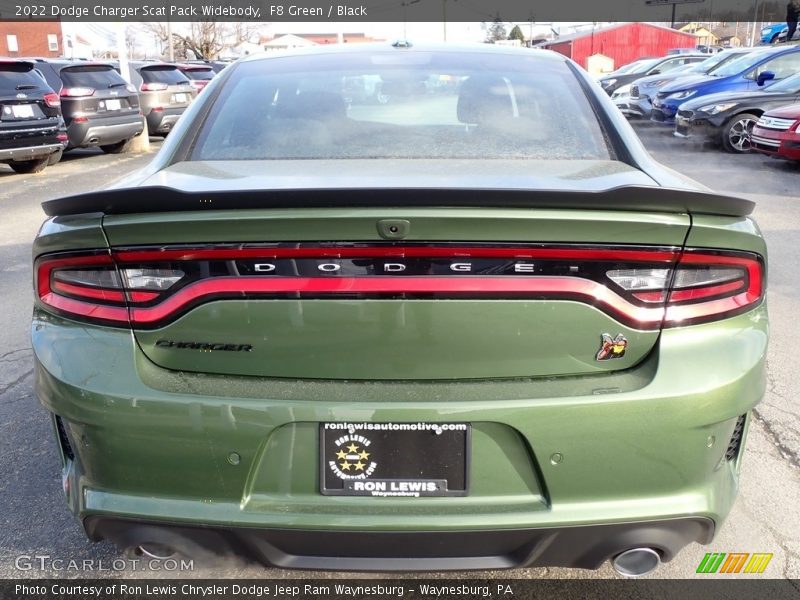 F8 Green / Black 2022 Dodge Charger Scat Pack Widebody