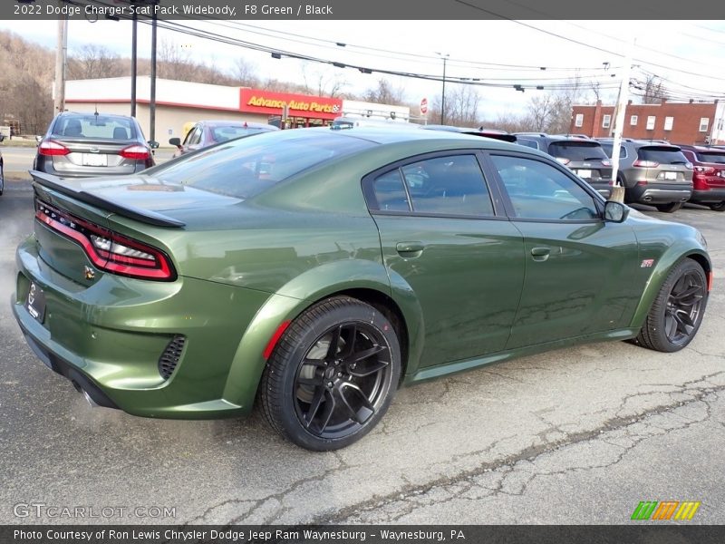 F8 Green / Black 2022 Dodge Charger Scat Pack Widebody