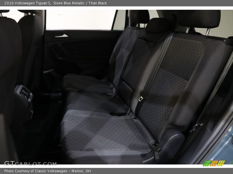 Stone Blue Metallic / Titan Black 2019 Volkswagen Tiguan S