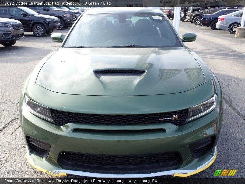 F8 Green / Black 2022 Dodge Charger Scat Pack Widebody