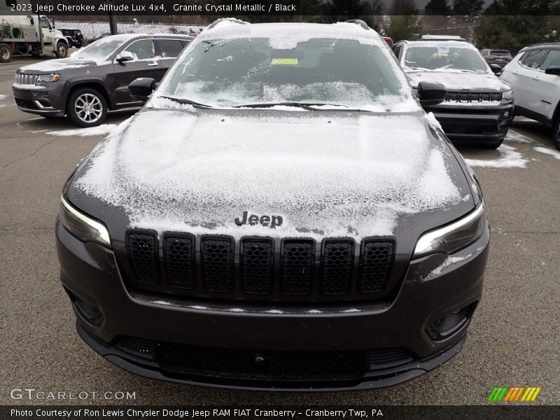 Granite Crystal Metallic / Black 2023 Jeep Cherokee Altitude Lux 4x4