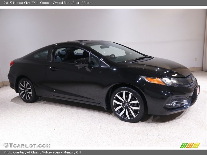  2015 Civic EX-L Coupe Crystal Black Pearl