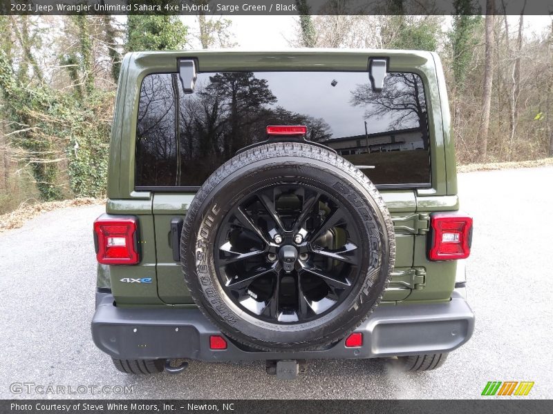 Sarge Green / Black 2021 Jeep Wrangler Unlimited Sahara 4xe Hybrid