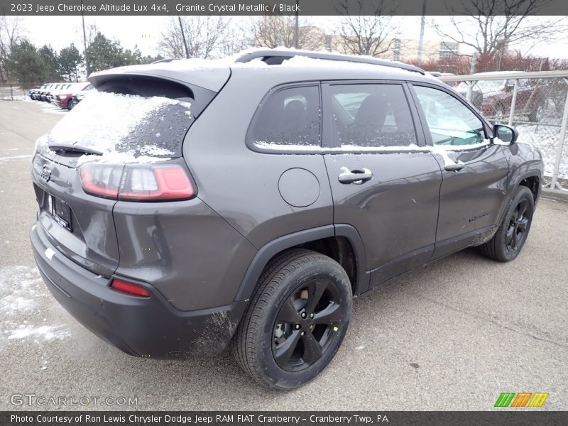 Granite Crystal Metallic / Black 2023 Jeep Cherokee Altitude Lux 4x4