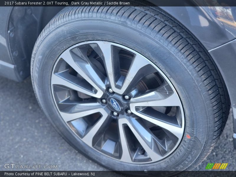 Dark Gray Metallic / Saddle Brown 2017 Subaru Forester 2.0XT Touring
