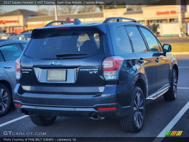 Dark Gray Metallic / Saddle Brown 2017 Subaru Forester 2.0XT Touring