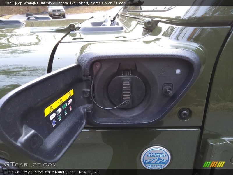 Controls of 2021 Wrangler Unlimited Sahara 4xe Hybrid