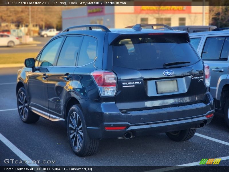 Dark Gray Metallic / Saddle Brown 2017 Subaru Forester 2.0XT Touring
