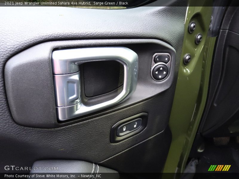 Controls of 2021 Wrangler Unlimited Sahara 4xe Hybrid