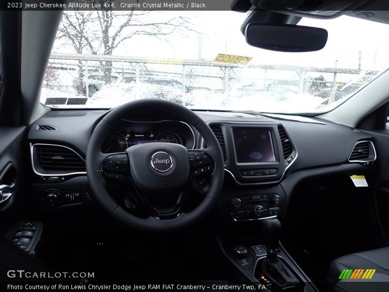 Granite Crystal Metallic / Black 2023 Jeep Cherokee Altitude Lux 4x4