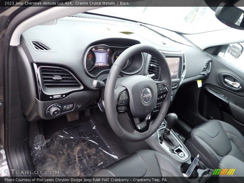Granite Crystal Metallic / Black 2023 Jeep Cherokee Altitude Lux 4x4