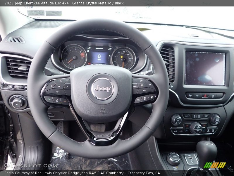 Granite Crystal Metallic / Black 2023 Jeep Cherokee Altitude Lux 4x4