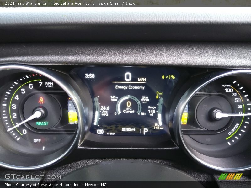  2021 Wrangler Unlimited Sahara 4xe Hybrid Sahara 4xe Hybrid Gauges