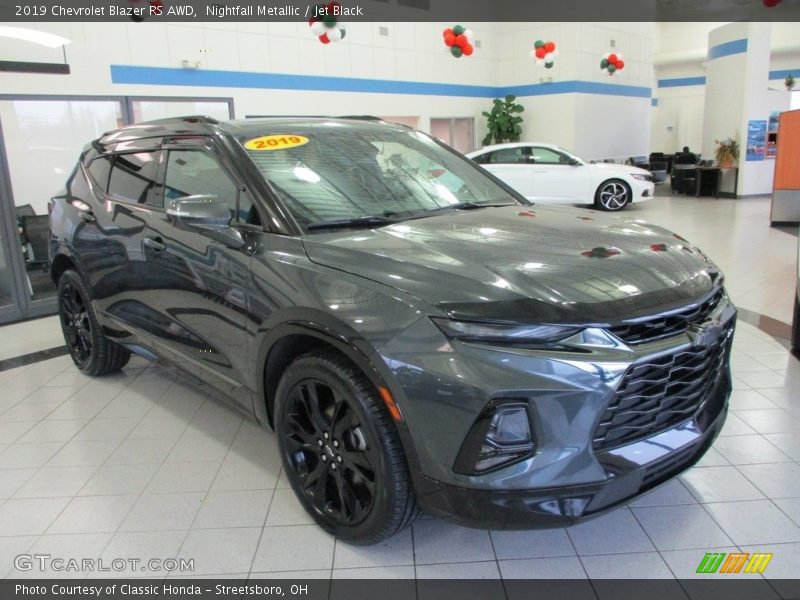 Nightfall Metallic / Jet Black 2019 Chevrolet Blazer RS AWD