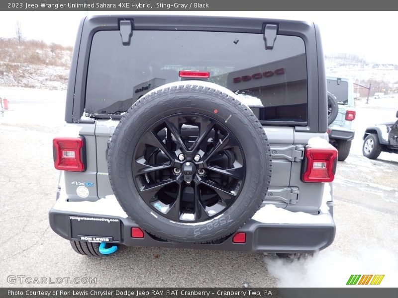 Sting-Gray / Black 2023 Jeep Wrangler Unlimited Sahara 4XE Hybrid
