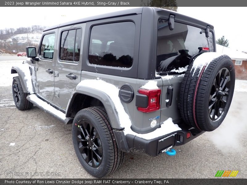 Sting-Gray / Black 2023 Jeep Wrangler Unlimited Sahara 4XE Hybrid