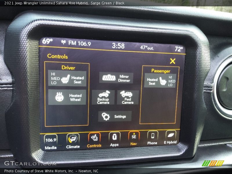 Sarge Green / Black 2021 Jeep Wrangler Unlimited Sahara 4xe Hybrid