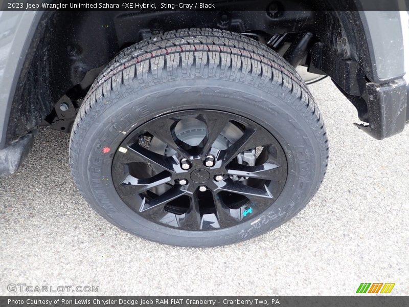 Sting-Gray / Black 2023 Jeep Wrangler Unlimited Sahara 4XE Hybrid