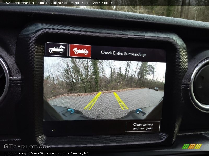 Sarge Green / Black 2021 Jeep Wrangler Unlimited Sahara 4xe Hybrid