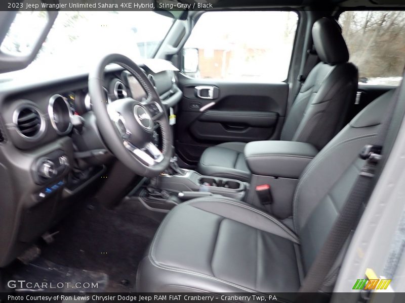Sting-Gray / Black 2023 Jeep Wrangler Unlimited Sahara 4XE Hybrid