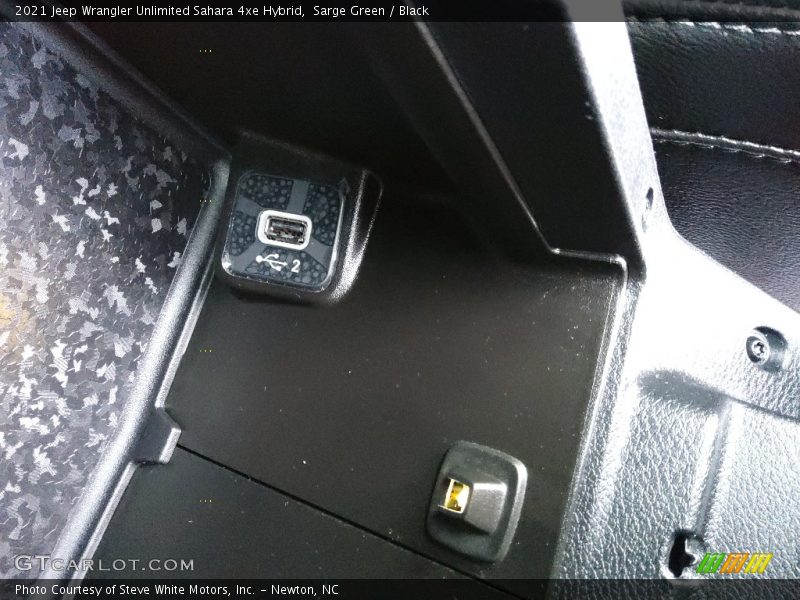 Sarge Green / Black 2021 Jeep Wrangler Unlimited Sahara 4xe Hybrid