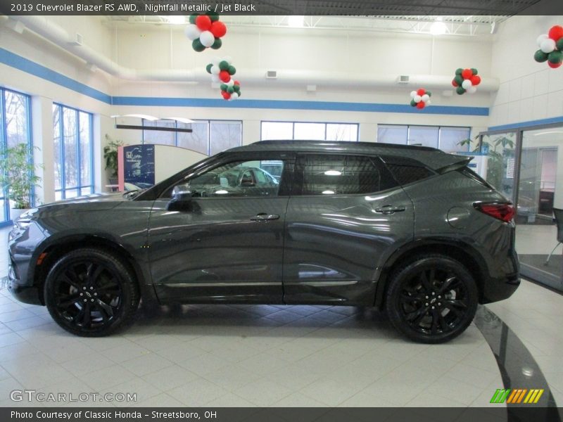 Nightfall Metallic / Jet Black 2019 Chevrolet Blazer RS AWD