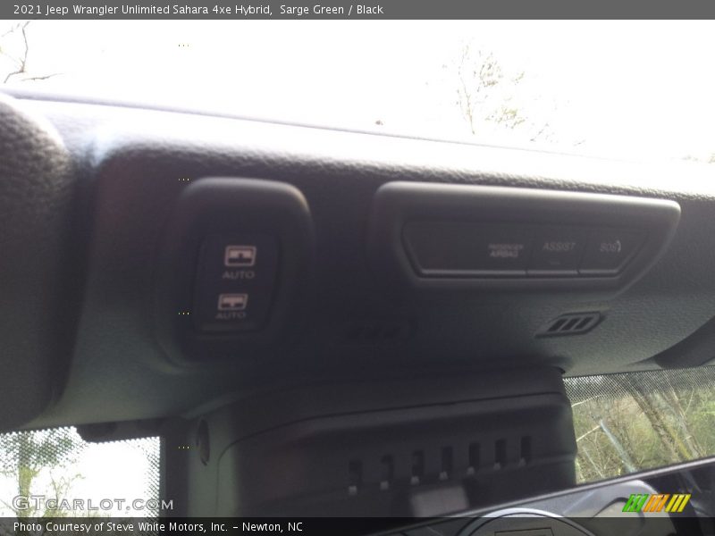 Sarge Green / Black 2021 Jeep Wrangler Unlimited Sahara 4xe Hybrid