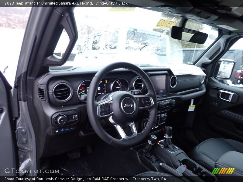 Sting-Gray / Black 2023 Jeep Wrangler Unlimited Sahara 4XE Hybrid