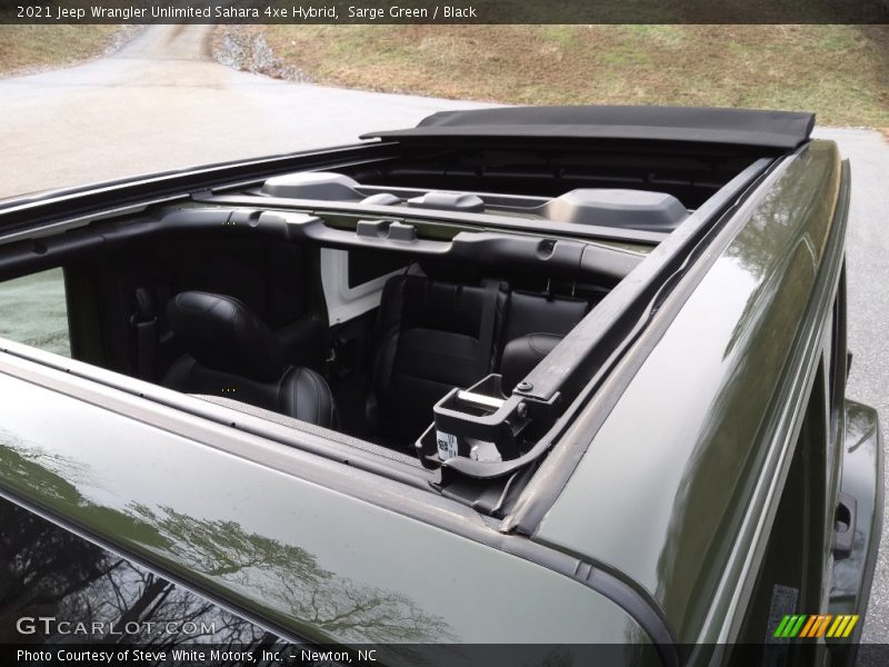 Sarge Green / Black 2021 Jeep Wrangler Unlimited Sahara 4xe Hybrid