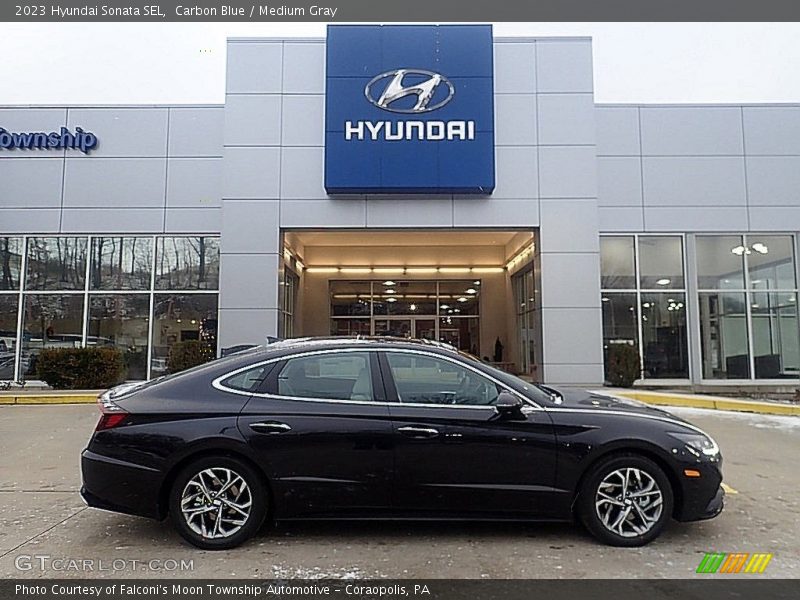 Carbon Blue / Medium Gray 2023 Hyundai Sonata SEL