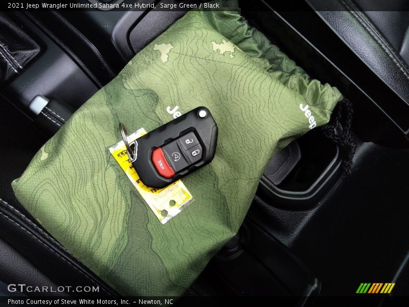 Keys of 2021 Wrangler Unlimited Sahara 4xe Hybrid