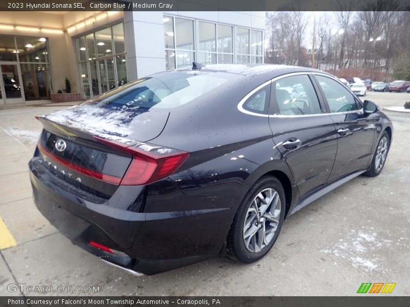 Carbon Blue / Medium Gray 2023 Hyundai Sonata SEL