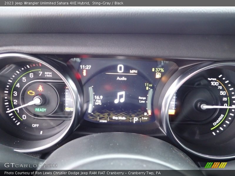 Sting-Gray / Black 2023 Jeep Wrangler Unlimited Sahara 4XE Hybrid