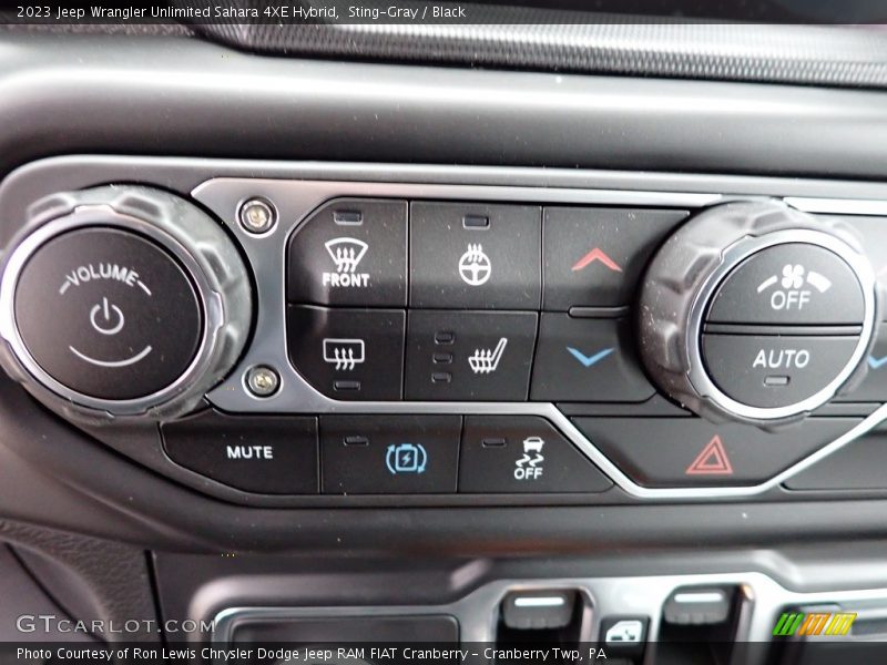 Sting-Gray / Black 2023 Jeep Wrangler Unlimited Sahara 4XE Hybrid
