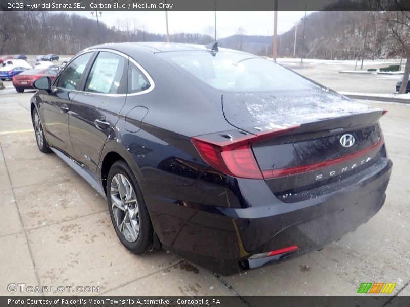 Carbon Blue / Medium Gray 2023 Hyundai Sonata SEL