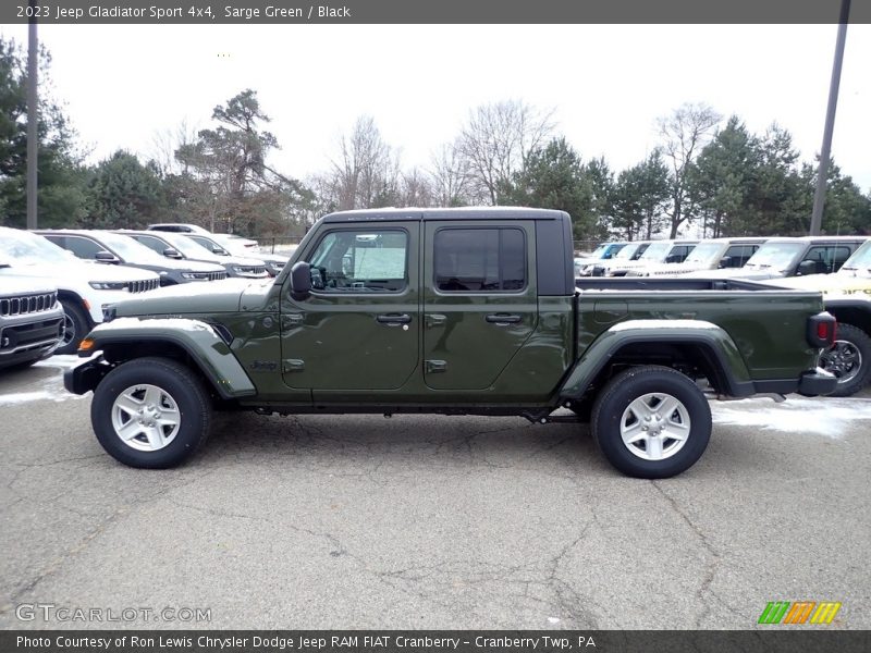 Sarge Green / Black 2023 Jeep Gladiator Sport 4x4