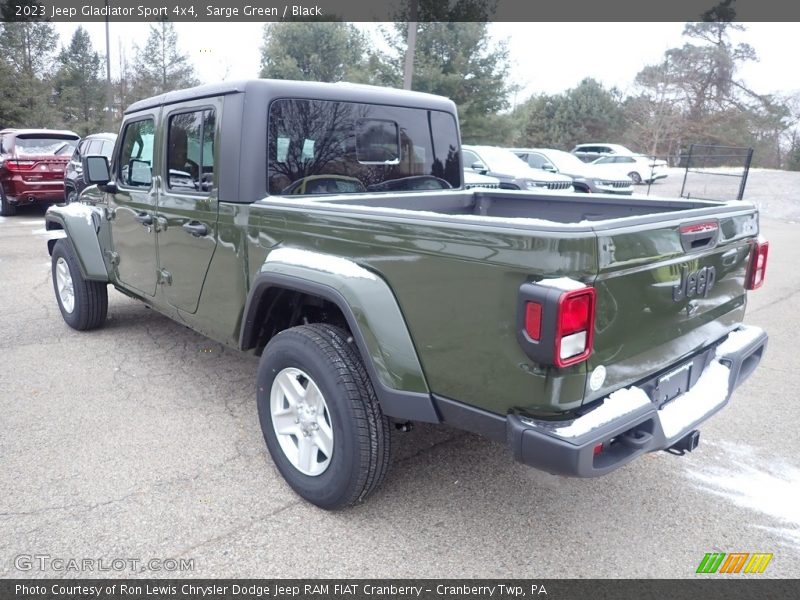 Sarge Green / Black 2023 Jeep Gladiator Sport 4x4